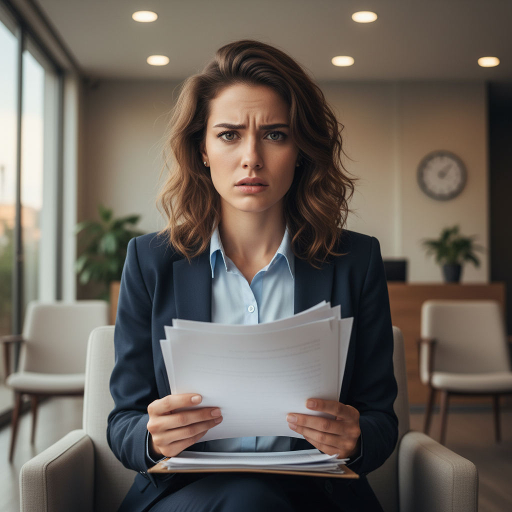 Profissional antes da entrevista